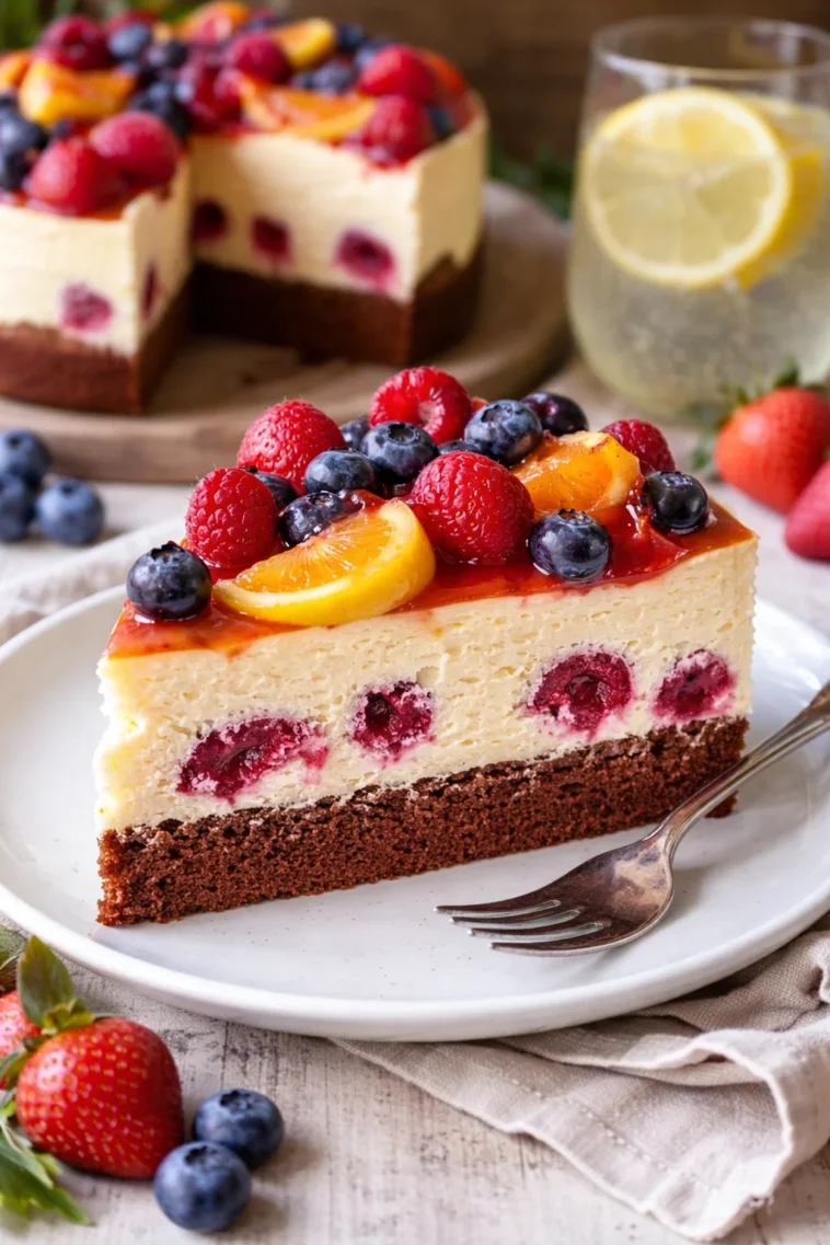 Schneller Geburtstagskuchen mit bunten Toppings und Kerzen