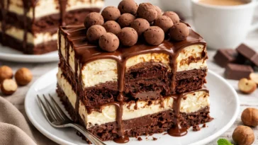 Rezept für Schokoladen-Käsekuchen-Fettbombe Fluff mit dekadentem Schokoladengeschmack