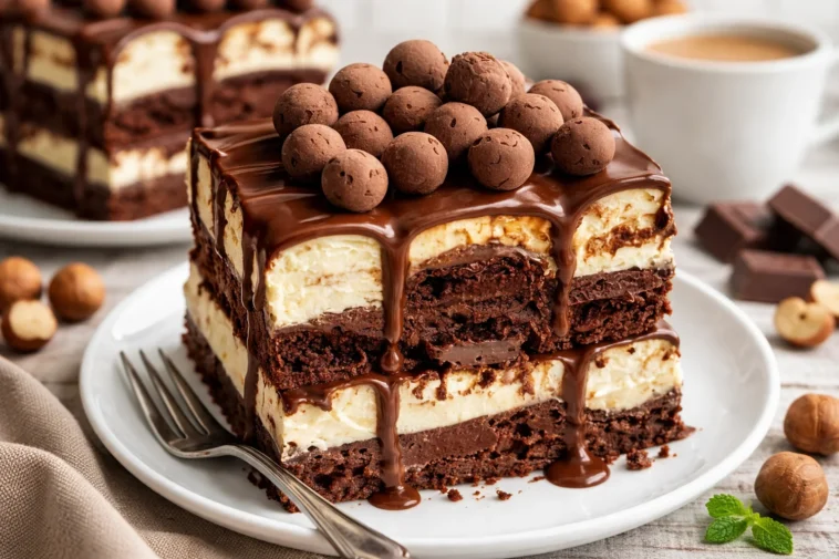 Rezept für Schokoladen-Käsekuchen-Fettbombe Fluff mit dekadentem Schokoladengeschmack