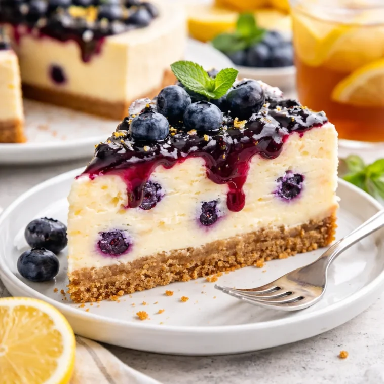 Schokoladenkuchen mit Frischkäse-Frosting auf einem Teller