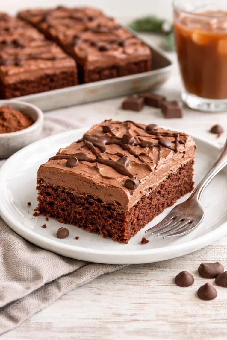 Schokoladenmousse-Schnitten, ein verführerisches Dessert aus Schokolade