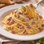 Traditionelles Spaghetti Carbonara Rezept nach italienischer Art