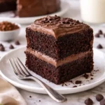 Ultimatives Schokoladenkuchen-Rezept mit saftiger Textur und intensiven Schokoladengeschmack