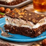 Leckere cremige Rum-Nuss-Schnitten aus dem Rezept VERSOFFENER FRANZ