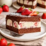 Leckere Yogurette Torte mit Schokolade und Joghurtfüllung