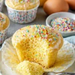 Fanta Muffins mit fruchtigem Geschmack und buntem Topping.