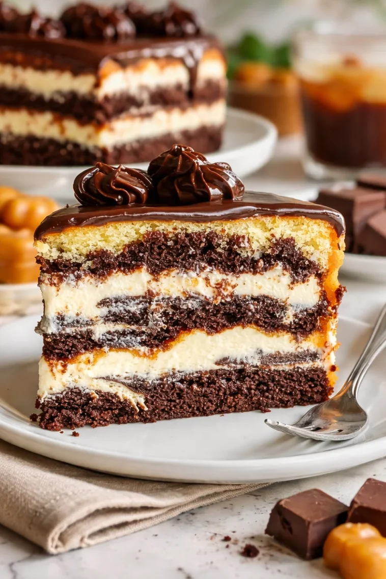 Feuchter Marmor-Schichtkuchen für jeden Anlass, köstlicher Dessert-Rezept