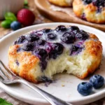 Hüttenkäse-Blaubeer-Wolkenbrot: leckeres, glutenfreies und proteinreiches Brot