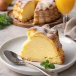 Leckerer Karpatka Kuchen mit Puddingfüllung und knusprigem Teig