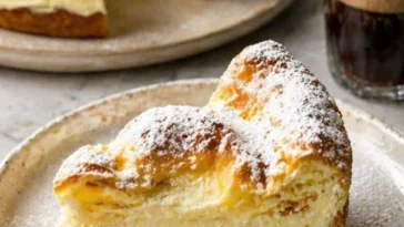 Karpatka - traditioneller polnischer Bergcreme-Kuchen mit leckerer Vanillefüllung