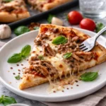 Proteinreiche Pizza mit Skyr, gesund und lecker belegt