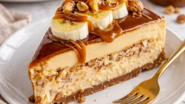 Saftiger Schwarze-Brombeer-Kuchen, frisch gebacken und verziert.