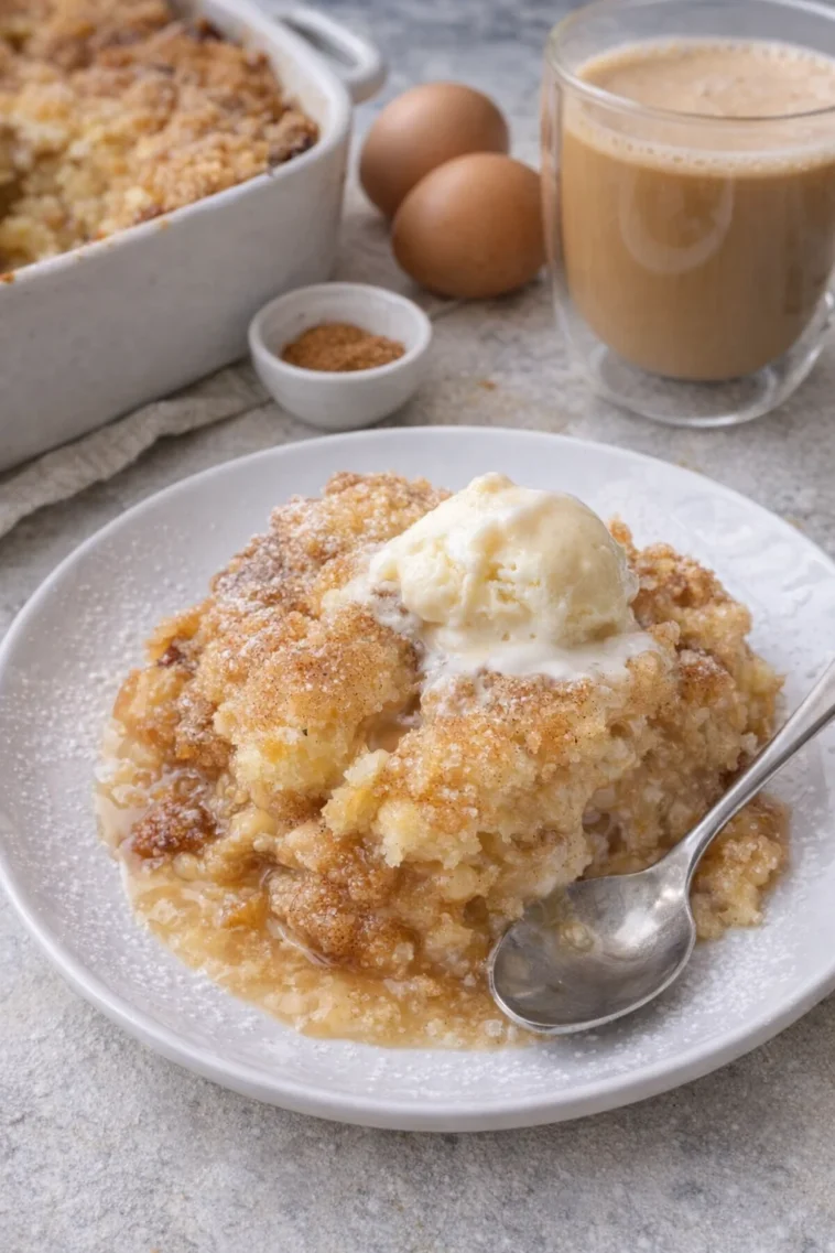 Schmackhafter Snickerdoodle-Cobbler frisch aus dem Ofen