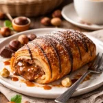 Toffifee Blätterteig Snacks auf einem Teller