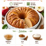 Apfelmus Rührkuchen aus frischen Äpfeln, saftig und lecker, ideal für jeden Anlass.