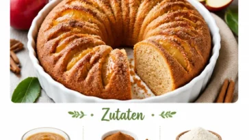 Apfelmus Rührkuchen aus frischen Äpfeln, saftig und lecker, ideal für jeden Anlass.