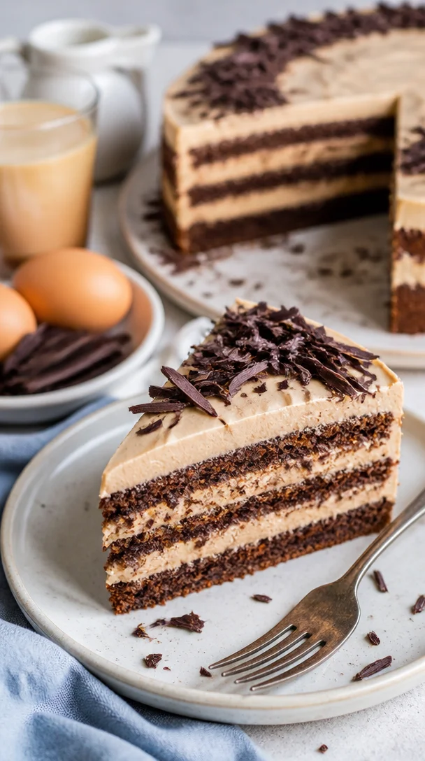 Schokoladige Baileys Torte mit cremiger Füllung und Dekoration