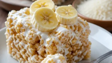 Bananen-Pudding-Reis-Krispies Rezept mit köstlicher Bananennote