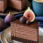 Brownie-Doppel-Schokoladen-Mousse-Torte - Ein dekadentes Dessert mit Schokolade