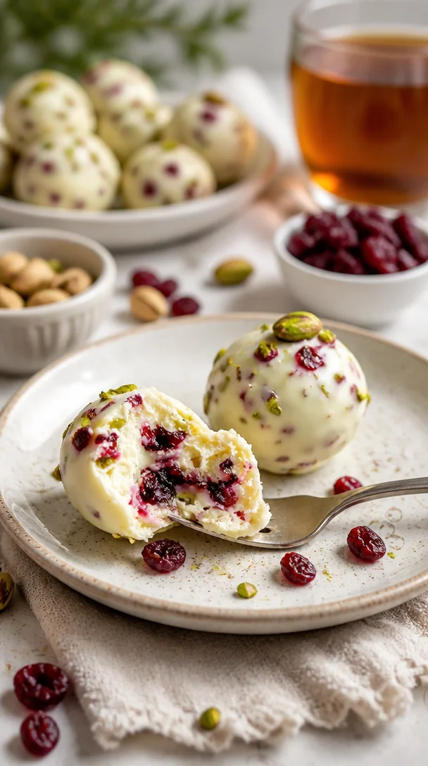 Cranberry-Pistazien-Snackmix in einer Schüssel, ideal für gesunde Snacks.