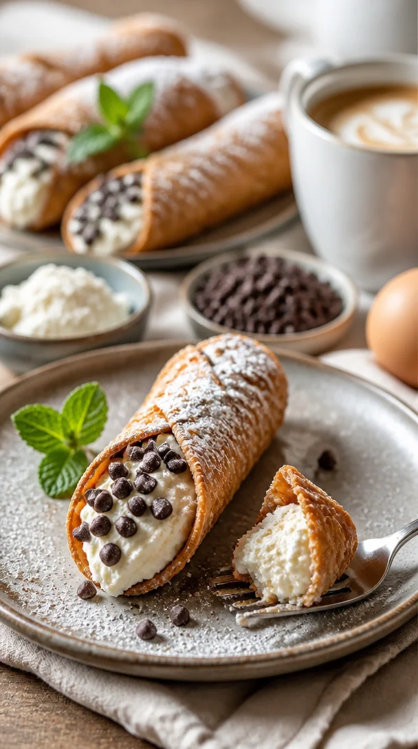 Cremige Cannoli Füllung für köstliche italienische Desserts