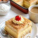 Frankfurter Kranz Schnitten vom Blech – leckeres Blechkuchen Rezept