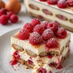 Himbeer-Tiramisu mit frischen Himbeeren und Mascarpone-Creme