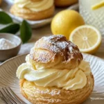 Limoncello Mascarpone Creme in einer eleganten Dessertschale serviert