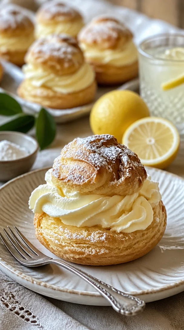 Limoncello Mascarpone Creme in einer eleganten Dessertschale serviert