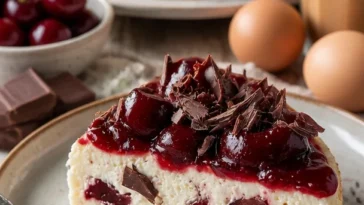 Pflaumen-Stracciatella-Torte mit saftigen Pflaumen und zarter Schokoladensplitter-Creme