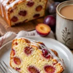 Saftiger Zwetschgenkuchen aus der Kastenform mit frischen Zwetschgen