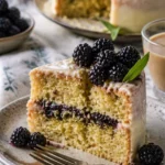 Sehr beerige Semi Naked Torte mit frischen Beeren und Dekoration