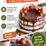 Yogurette-Torte mit Mascarpone, köstlicher Schokoladen- und Joghurtgenuss.