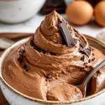 Baileys Schokoladenmousse in einer eleganten Dessertschale serviert