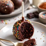 Braune Lutscher aus Kuchen: leckere Brownie Pops für jede Gelegenheit