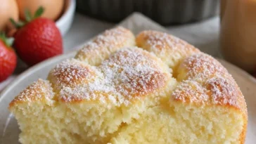 Französischer Butterkuchen mit knuspriger Kruste und weichem Kern