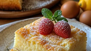 Französischer Butterkuchen mit goldbrauner Kruste und saftigem Inneren