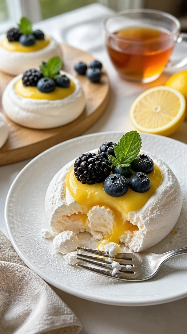 Fruchtiger Quarkkuchen mit bunten Früchten auf einem Teller