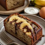 Griechisches Joghurt Bananenbrot, saftig und gesund, perfekt für jeden Anlass.