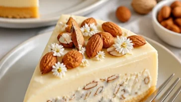 Herzhafter Blätterteig mit Schinken und Käse frisch aus dem Ofen
