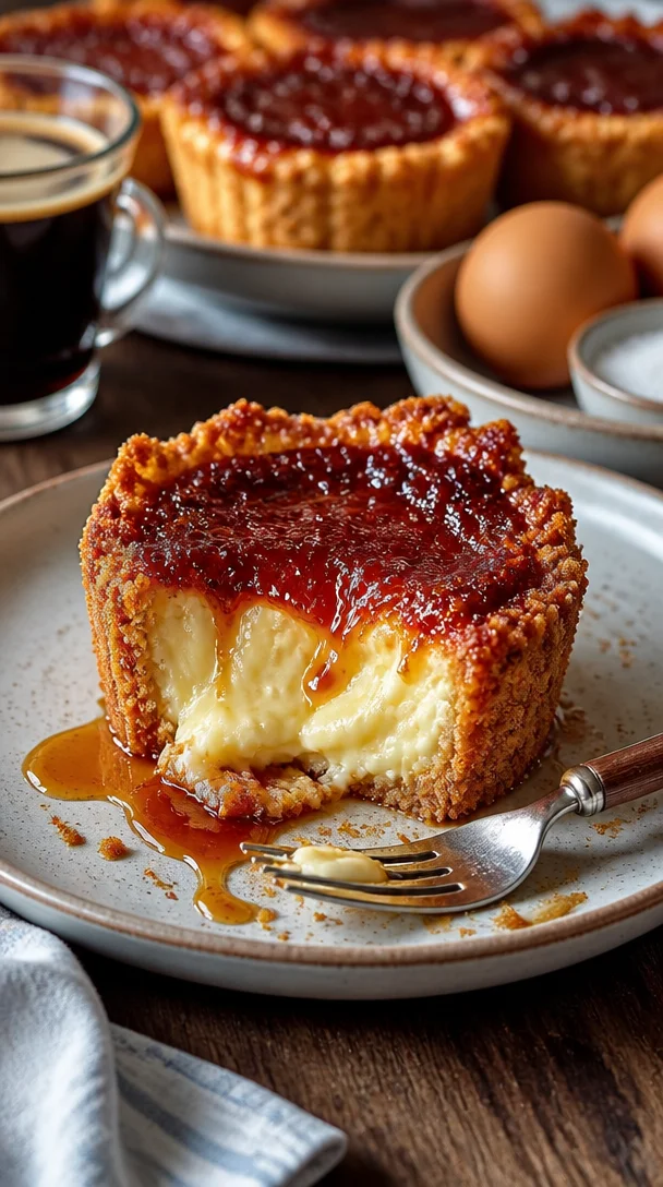 Karamell Flan Muffins, die perfekte Kombination aus Karamell und Flan für süße Liebhaber