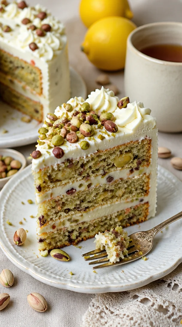 Köstlicher Karottenkuchen mit Frischkäsefrosting auf einem Teller