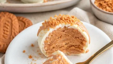 Leckere Lotus Biscoff Bälle mit Frischkäse - No-Bake Rezept