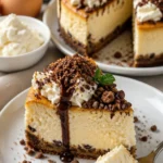 Mascarpone Ricotta Cannoli Käsekuchen mit köstlicher Füllung und knackiger Kruste
