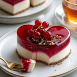 Ruby Mirror-Glazed Vanilla Bean Entremets mit rotem Johannisbeer-Kern