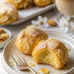 Saftige Marzipan-Kekse auf einem Teller, ideal für Festtage und zum Genießen.