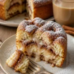 Saftiger Zimtkuchen mit Zimt und einer leckeren Glasur, ideal für alle Zimt-Liebhaber.