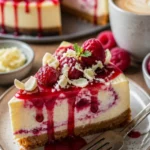 Schokoladen Himbeer Torte mit frischen Himbeeren und Schokoladenglasur