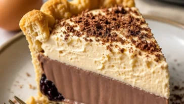 Schokoladencreme-Torte mit zartem Schokoladengeschmack und sahniger Füllung