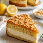Bienenstich Kuchen mit Mandel-Topping und Vanillecreme-Füllung